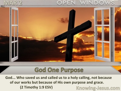 God One Purpose